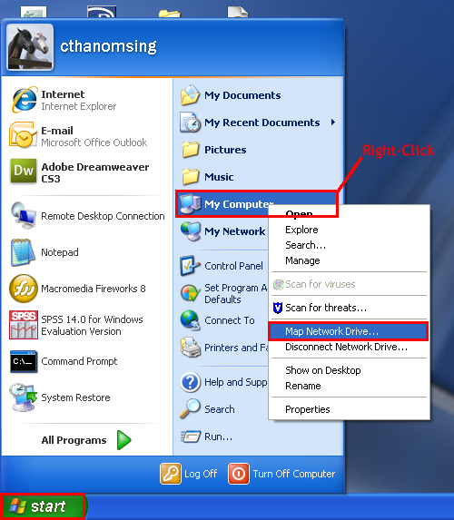 Map Network Drive