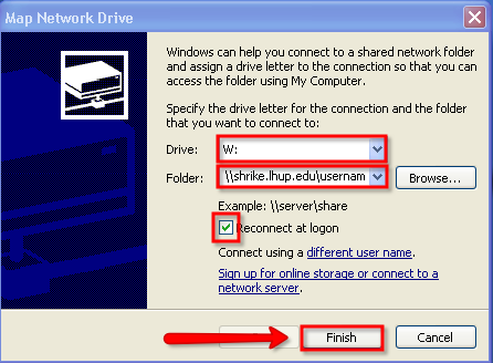 Map Network Drive